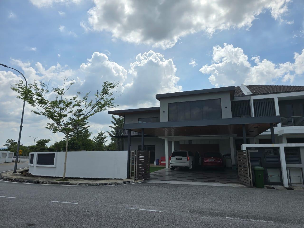 Guarded Fully Furnished 2 Storey Corner Unit Semi-D at Alma Jasa Intan Bukit Mertajam 