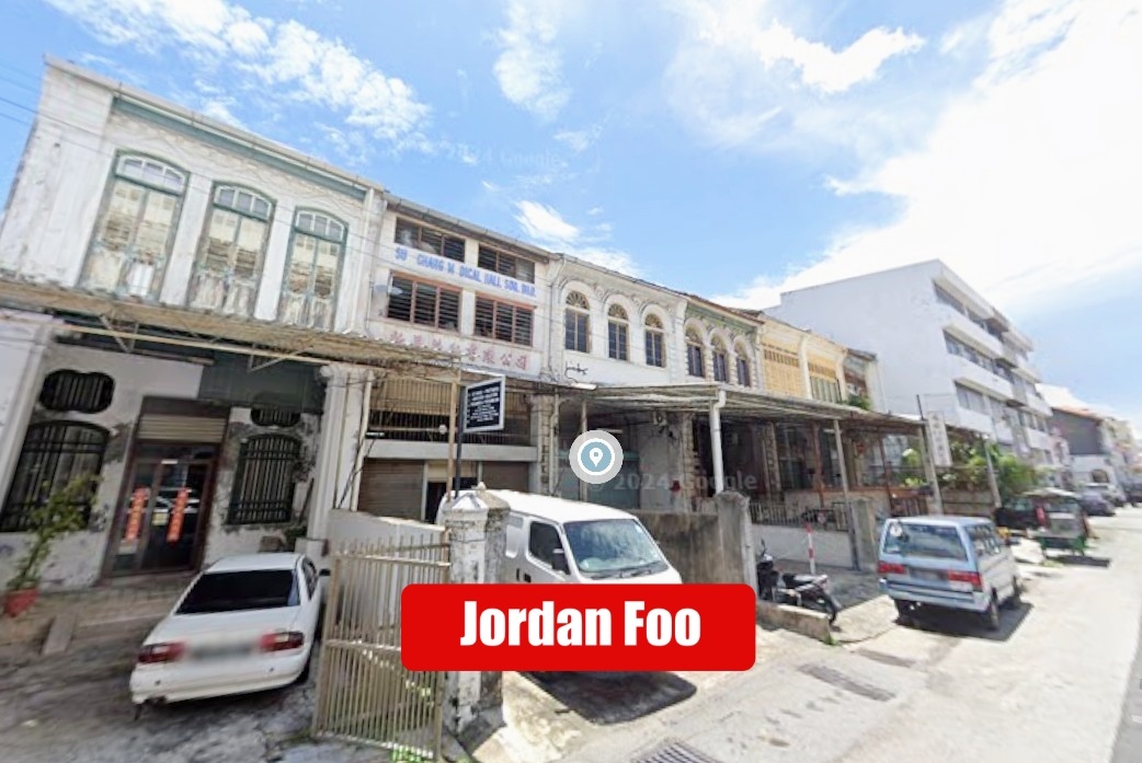 Lorong Prangin 2 Storey Shophouse Georgetown Tourist Area Heritage