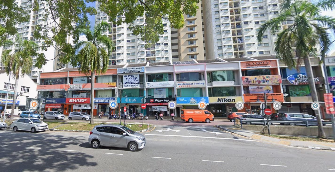 Vantage Point 1st Floor Jelutong 1100sf Face Main Road High Visibility