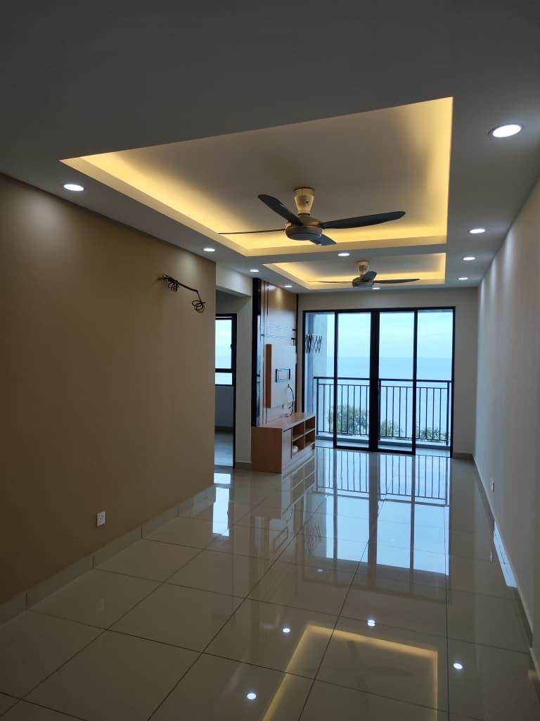 Iconic Vue High Floor Seaview 850sf 2CP Fully Renovated Batu Ferringhi 