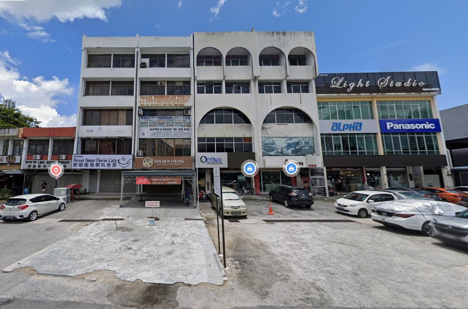 (2 Units Adjoining) 5 Storey Shoplot 4672sf Roadside Jalan Dato Keramat Georgetown