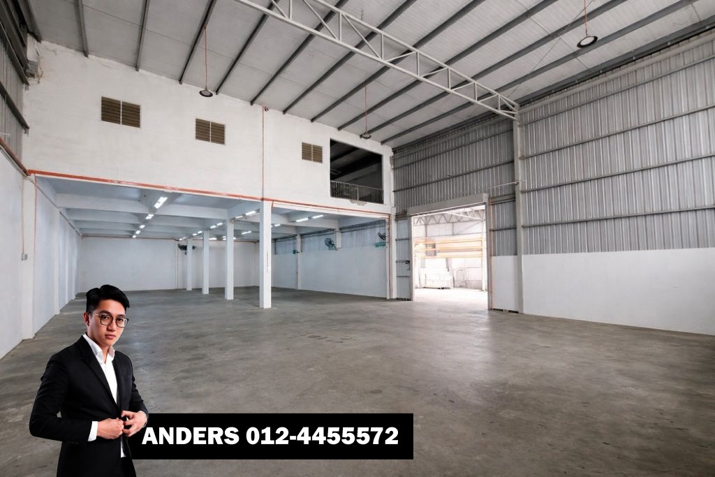 1.5 Storey Semi-Detached Factory For Sale | Taman IKS Bukit Minyak, Bukit Minyak