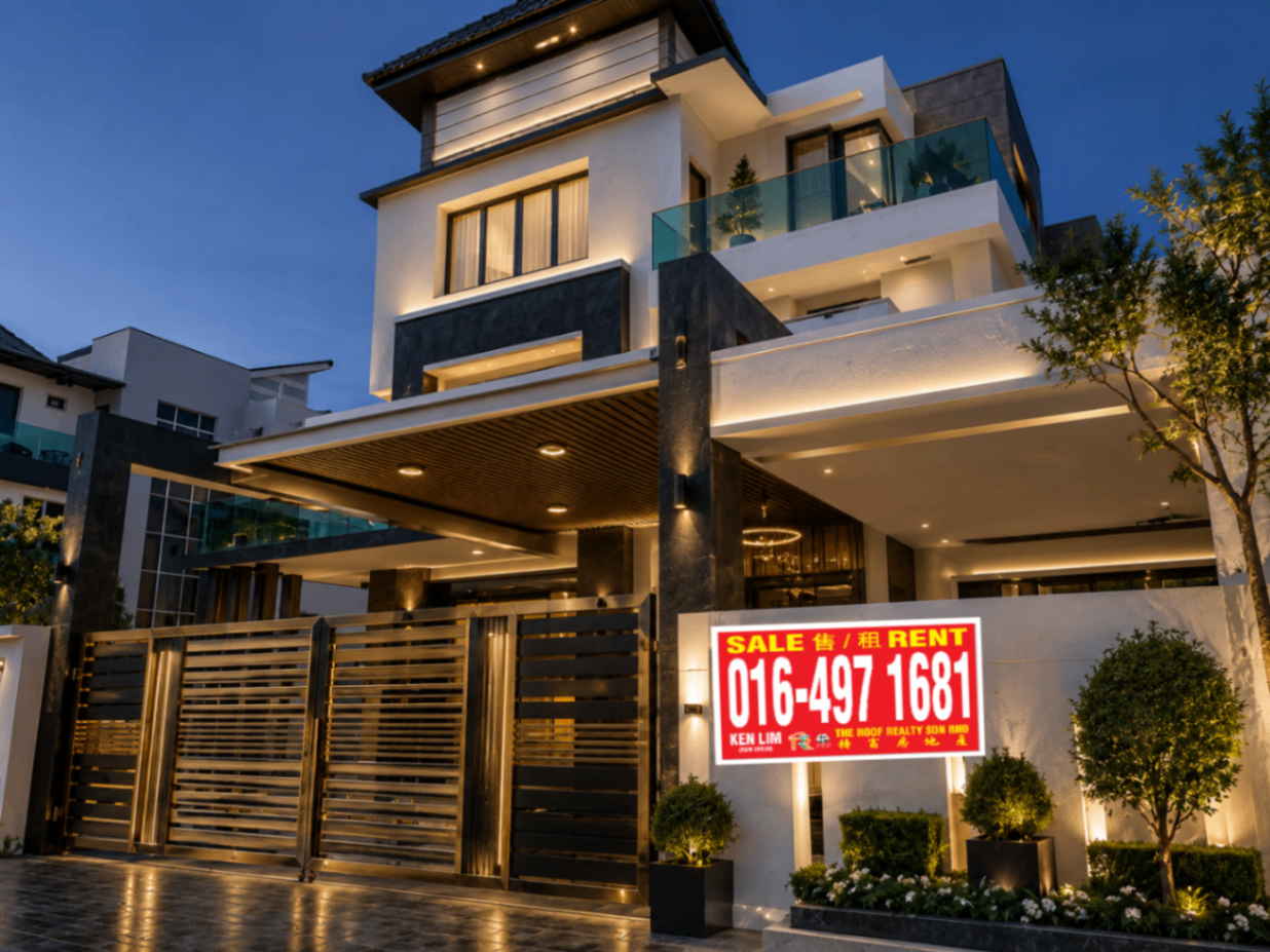 BMV: Bungalow House for Sale @ Villa Garden Residency, Machang Bubok, Bukit Mertajam | Partly Renovated