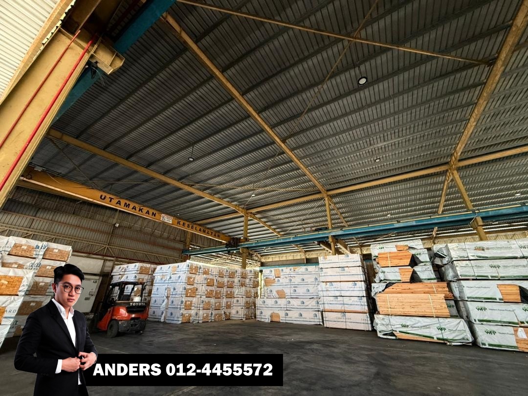 1.5 Storey Office Area with Single Storey Warehouse Factory For Rent @ Bukit Minyak Industrial Park