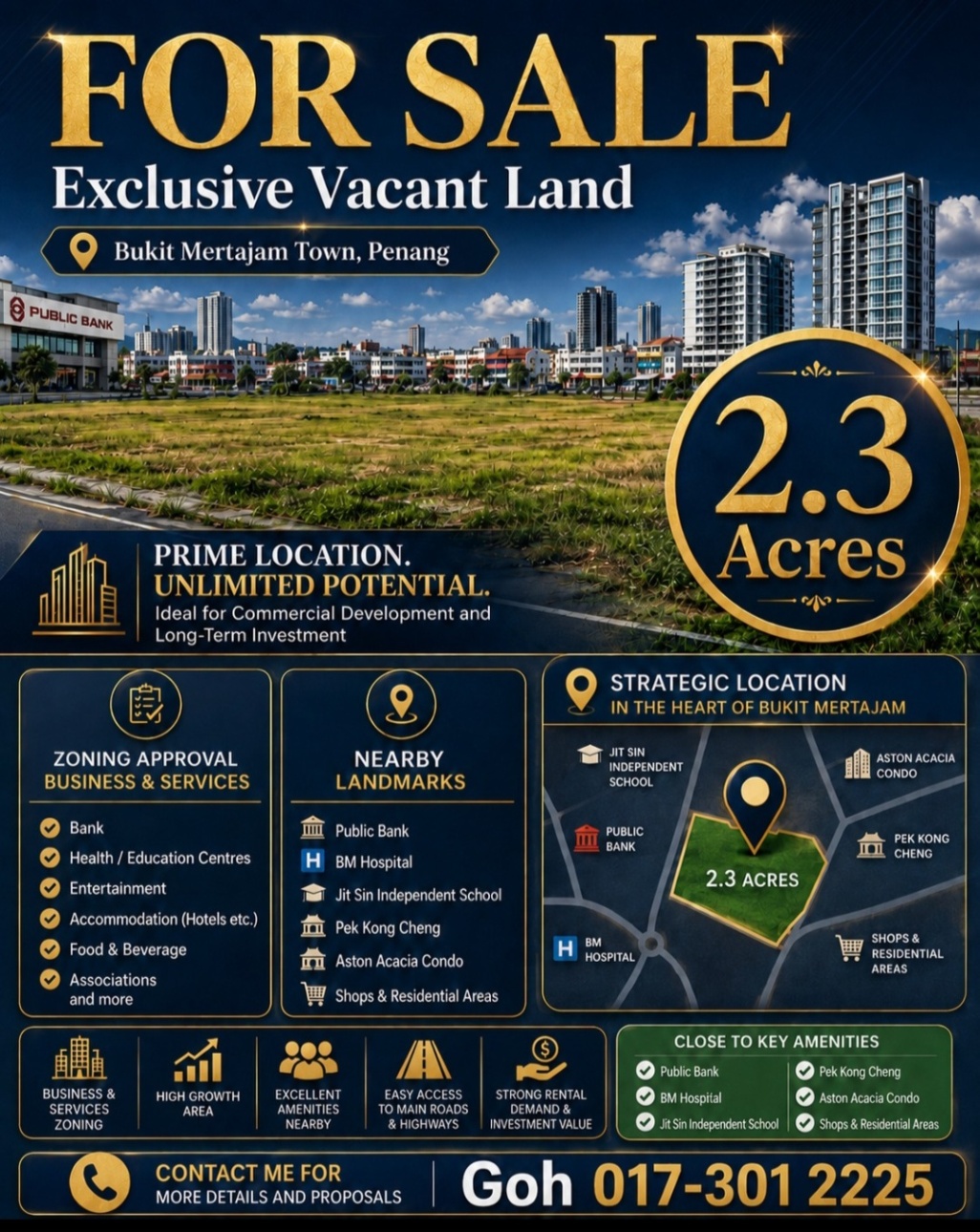 Bukit Mertajam Town Land for sale