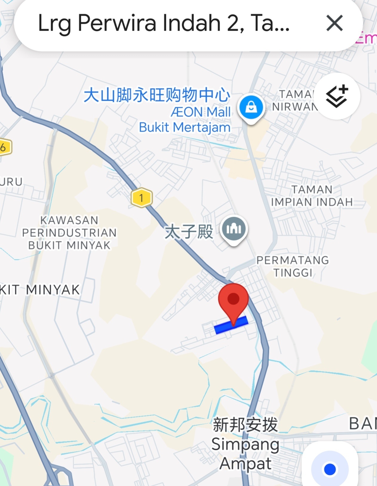 2.5sty terrace house Taman perwira Indah