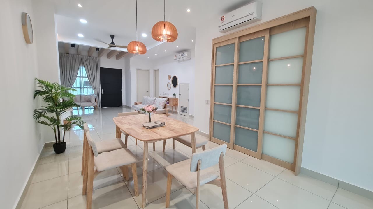 4-bedroom house in Batu Kawan, Penang for rent — Ashton Ecoworld Eco Horizon Superlink House Batu Kawan Furnish Reno