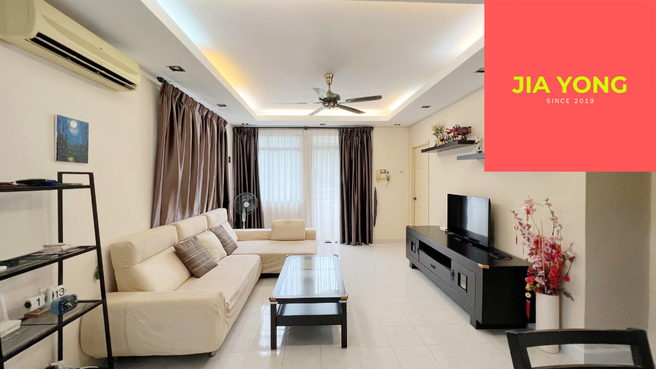 3-bedroom condo in Air Itam, Penang for sale — 2 Carparks asia heights apartment farlim freehold