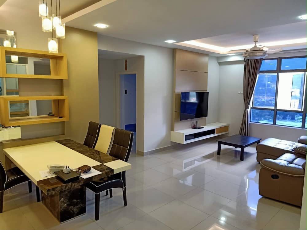 3-bedroom condo in Air Itam, Penang for rent — All Season Park Fully Furnished 2 Car Park