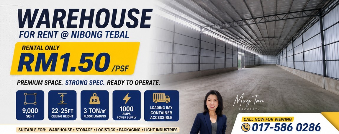 Werehouse for Rent @ Nibong Tebal, Nibong Tebal | Freehold