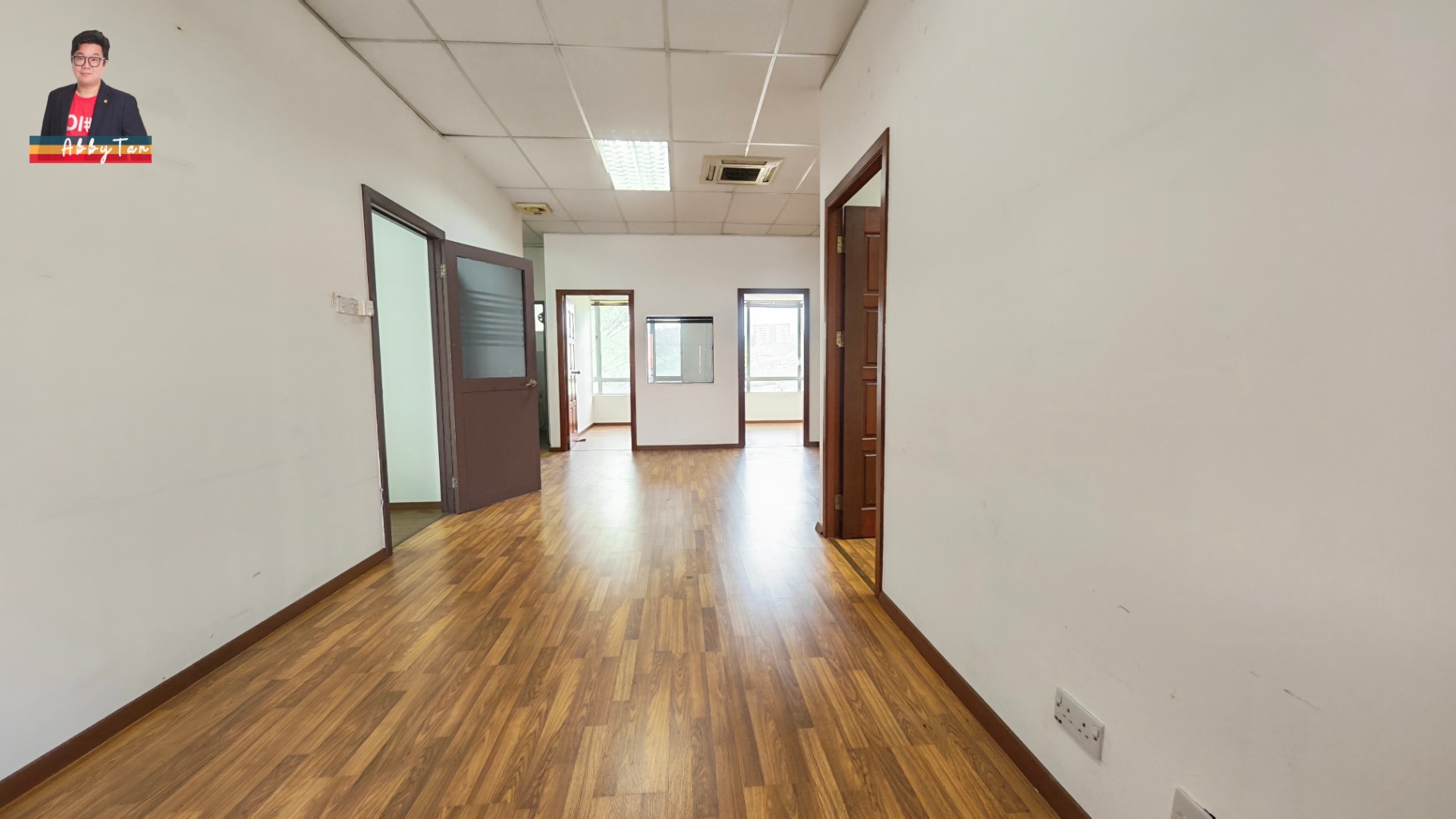 4-bedroom commercial in Kota Kinabalu, Sabah for rent — BSA Kolombong | 1st Floor Office | 4 Partition Rooms