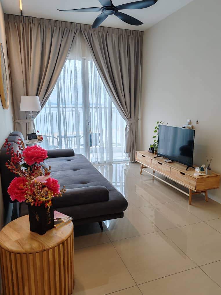 3-bedroom condo in Gelugor, Penang for rent — Zen 6, Gelugor | Seaview | Near The Light City Queensbay USM 
