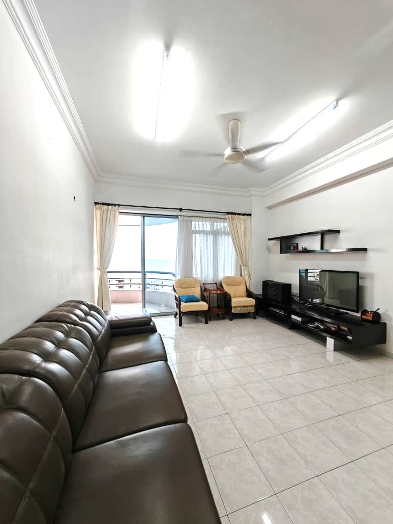 Coastal Towers/Tanjung Bungah/1200 Sqft/Fully Furnished/2 Car Parks/Seaview/Corner unit