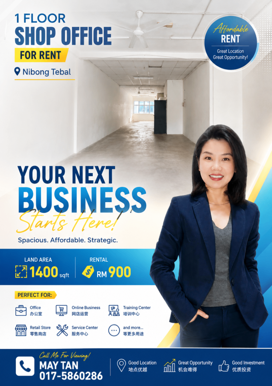 Office space for Rent @ Nibong Tebal, Nibong Tebal | Freehold