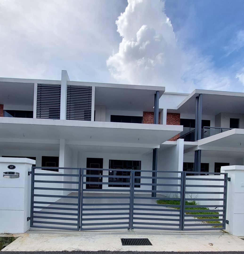 144ft Long, Double Storey Terrace for Sale @ Taman Jasa Intan, Alma | Garden Superlink