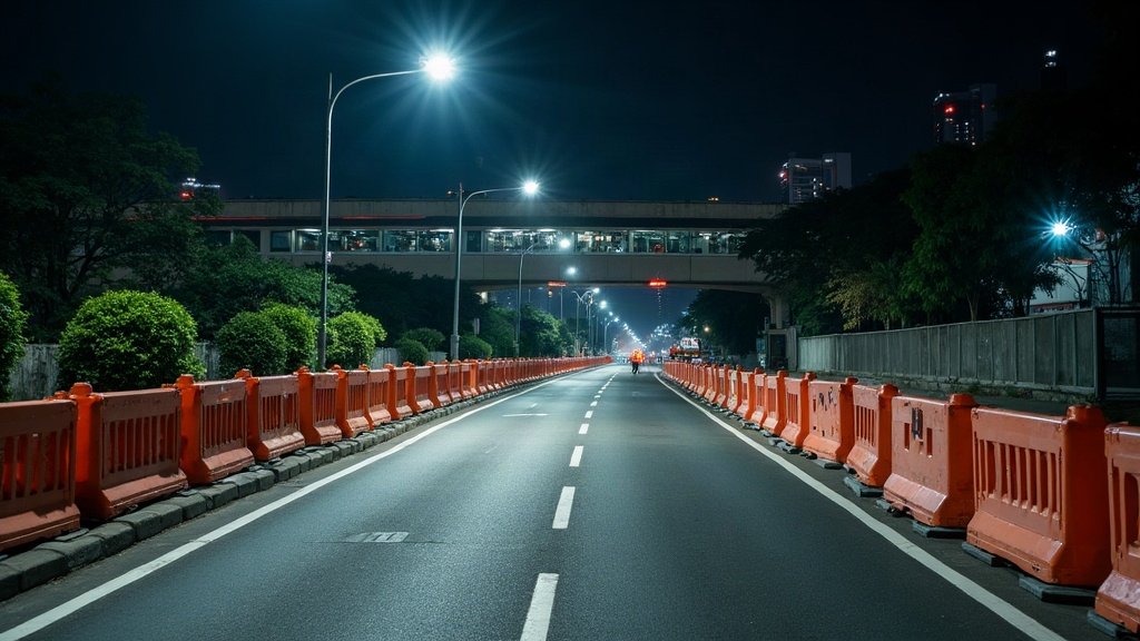 Jalan Sultan Azlan Shah night closures run until Nov 30 for Penang LRT