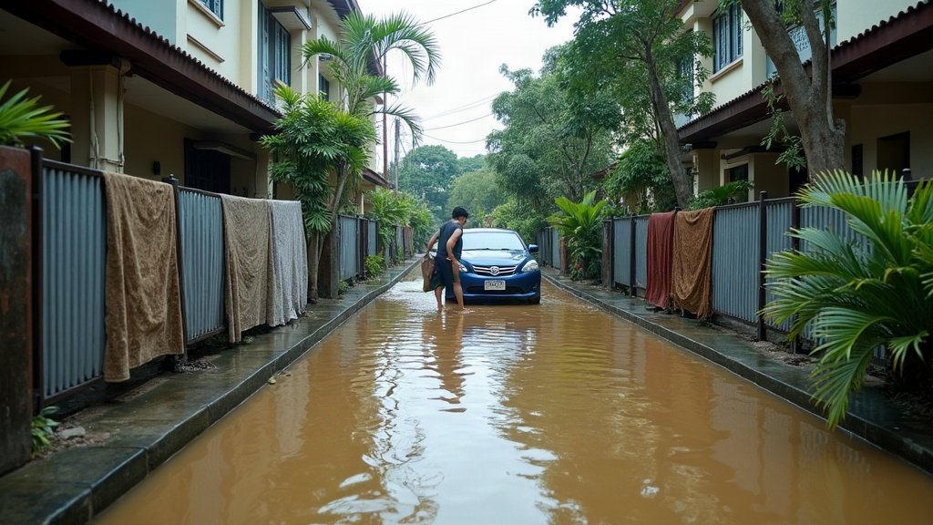 Kulim residents clean up, then Taman Angsana floods again