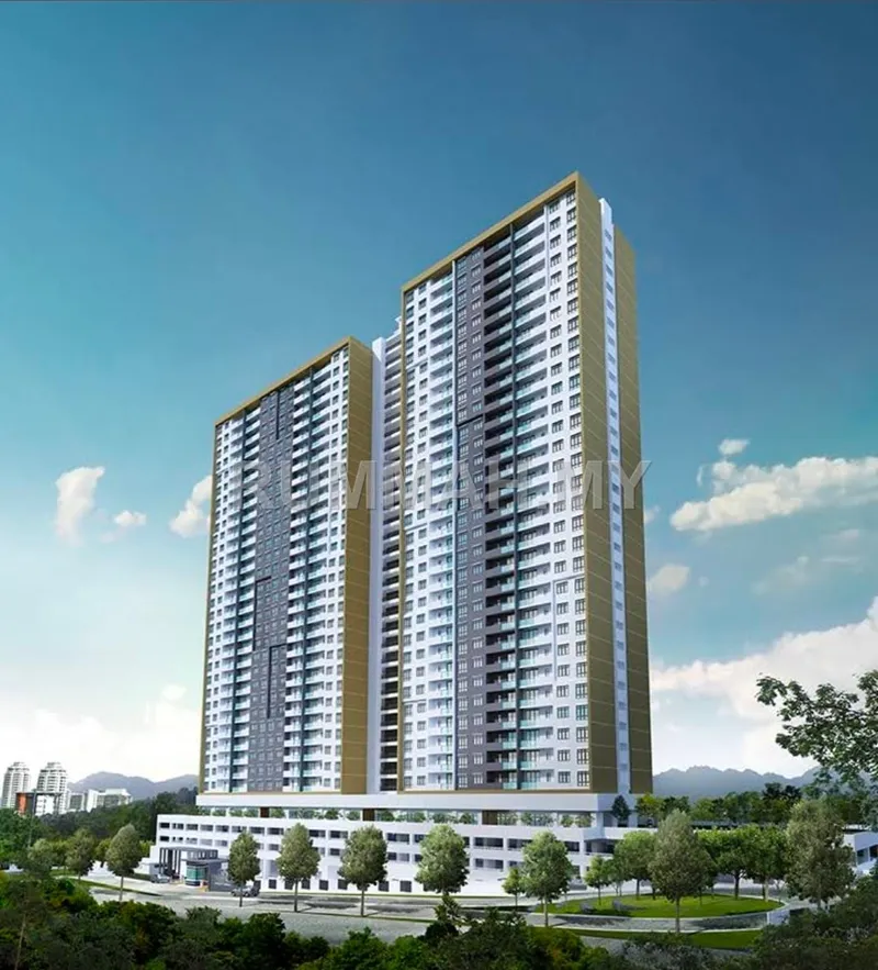 3-bedroom condo in Bayan Lepas, Penang for sale — New Condo @ The Terraces Condo, Bayan Lepas | Corner Unit