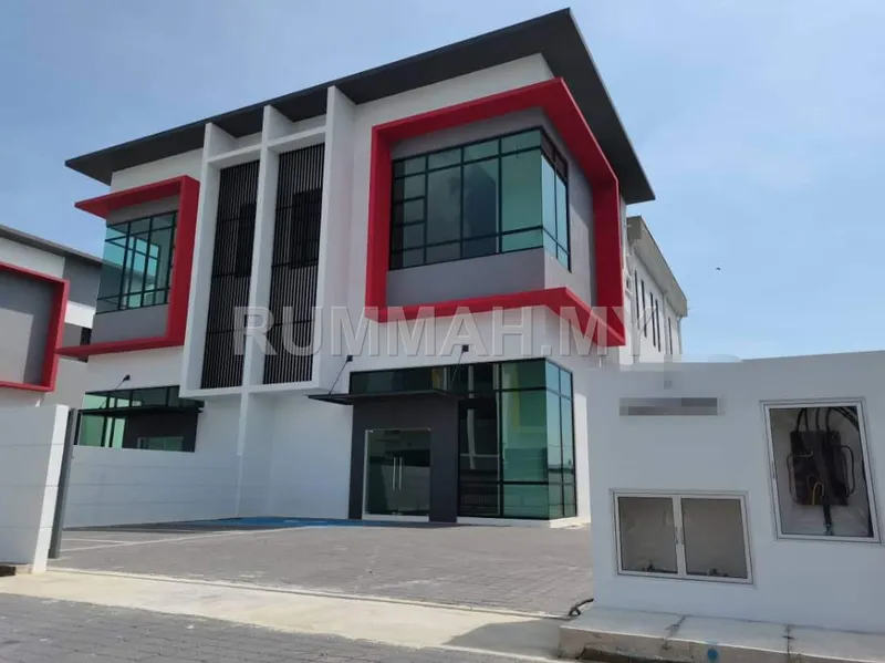 commercial in Alma, Penang for sale — ALMA SIGNATURE 2 Storey Semi D Factory Warehouse Alma Bukit Mertajam