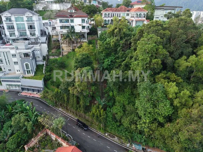 land in Tanjung Bungah, Penang for sale — Pearl Hill Hillside Seaview Vacant Land 16797sf Tanjung Bungah