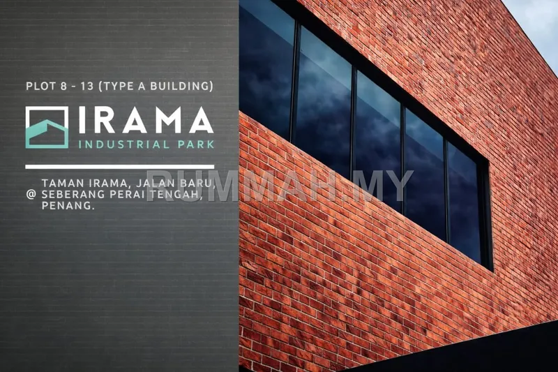 commercial in Perai, Penang for rent — 1.5sty Semi-D Factory / Warehouse @ Taman Irama, Perai | Freehold