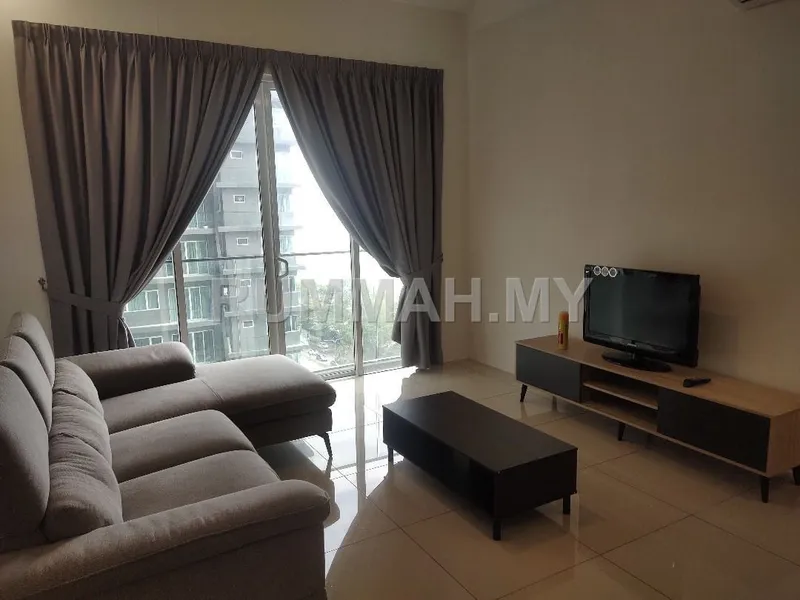 3-bedroom condo in Bayan Lepas, Penang for rent — QuayWest Residence 1218sf Fully Furnished Bayan Mutiara 
