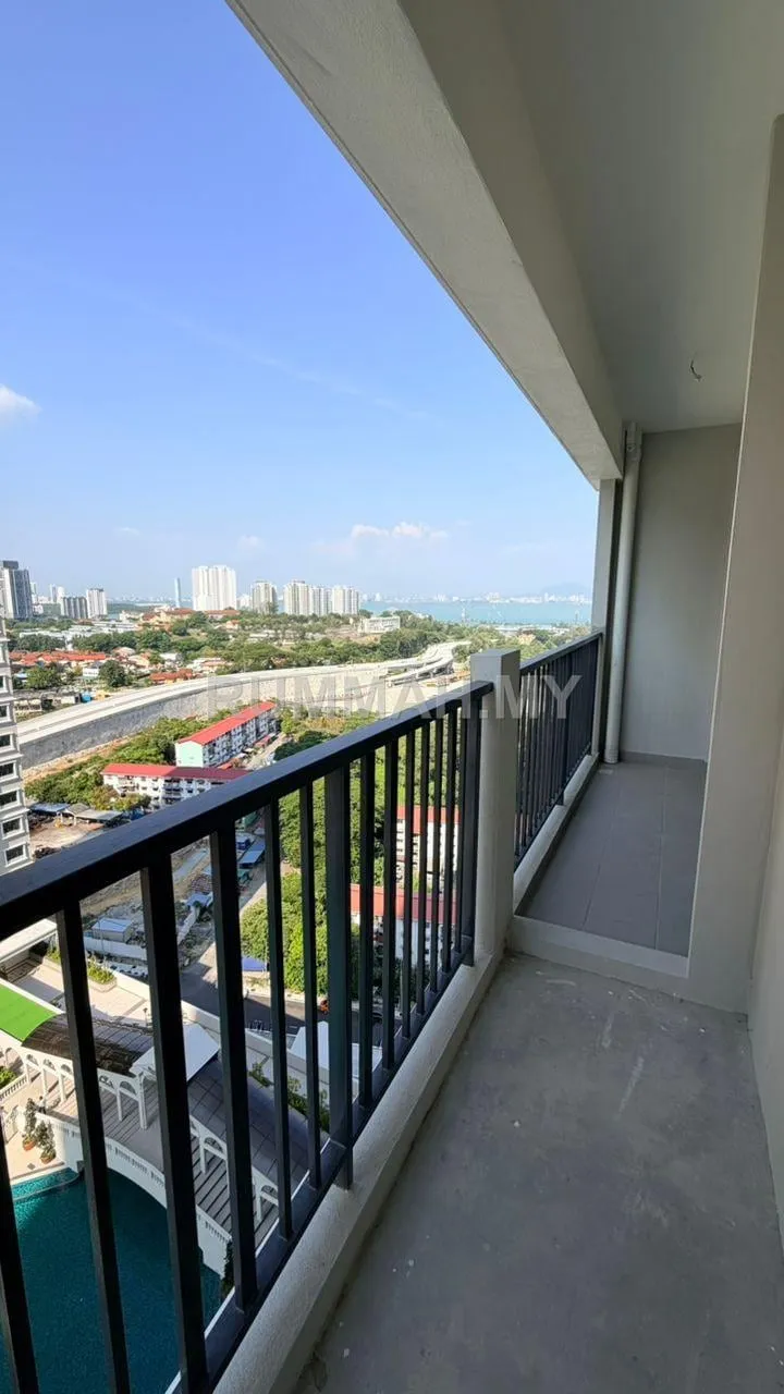 3-bedroom condo in Gelugor, Penang for rent — Ideal Venice Residency for rnt 