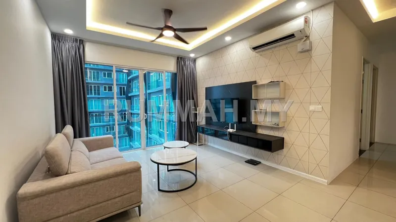 3-bedroom condo in Bayan Lepas, Penang for rent — Quaywest Residence Bayan Indah | Renovated, Near The Light City Queensbay Mall 