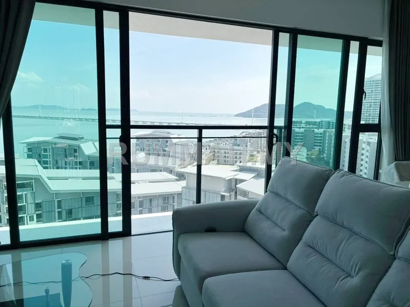 2-bedroom condo in Gelugor, Penang for rent — Condo @ Mezzo, Gelugor | Seaview |The Light City 
