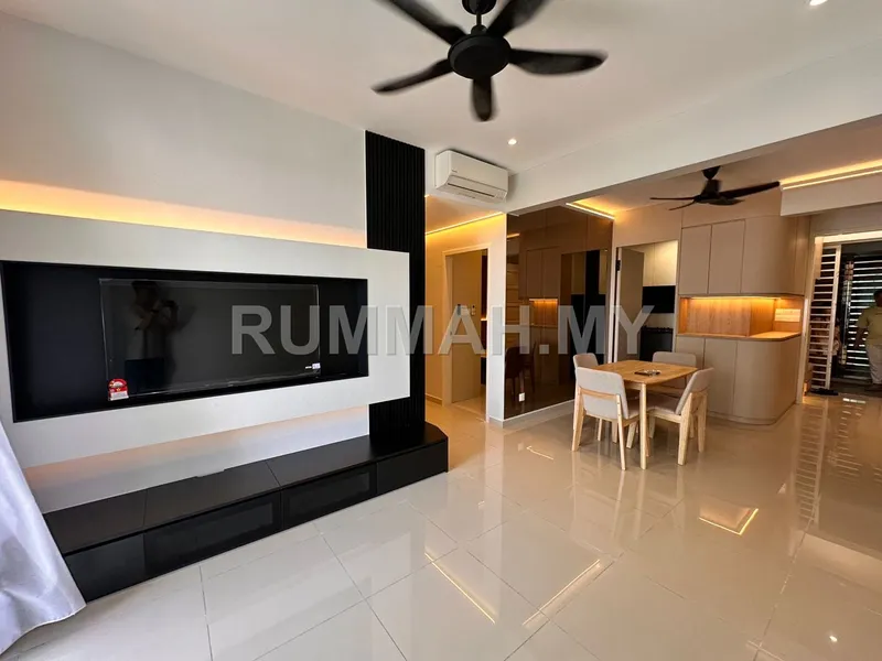 3-bedroom condo in Gelugor, Penang for rent — Ideal Residency @ Gelugor | Fully Furnished |Near USM 