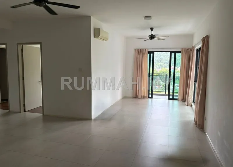 3-bedroom condo in Tanjung Bungah, Penang for rent — Mira Residence, Tanjung Bungah | Partial Furnished |Near Tenby TARC 