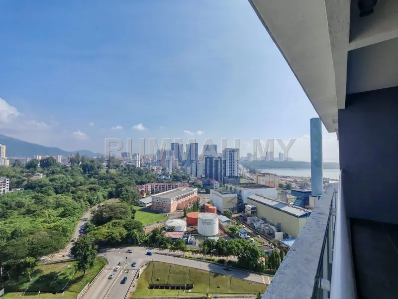 3-bedroom condo for sale in Gelugor, Penang - Vertiq Corner unit , , city view