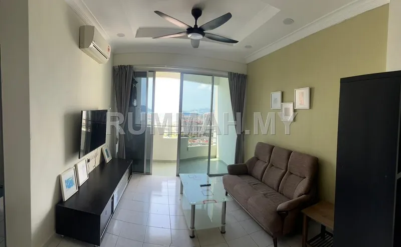 3-bedroom condo in Gelugor, Penang for rent — Condo @ N Park, Gelugor | Partial Furnished