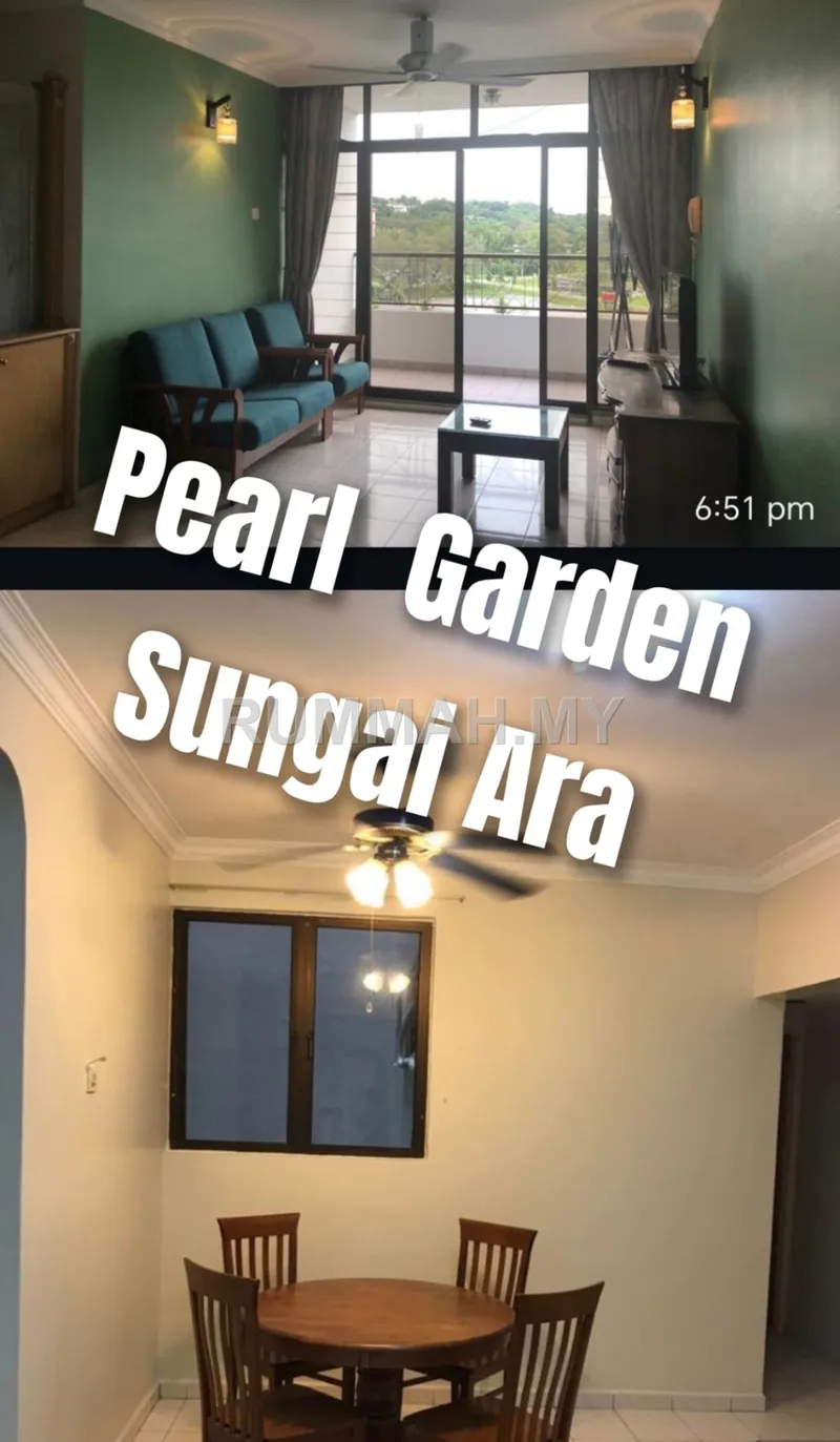 3-bedroom condo in Sungai Ara, Penang for rent — Pearl Garden