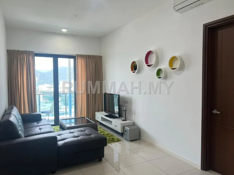 3-bedroom condo in Bayan Lepas, Penang for rent — For Rent Condo @ Queens Residences Q2, Bayan Lepas | Renovated