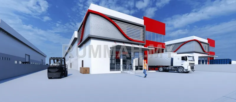 Bukit Minyak Industrial Park I Setia Jutiara I 2 Storey Semi-D Industry I Land Area 50794 sqft