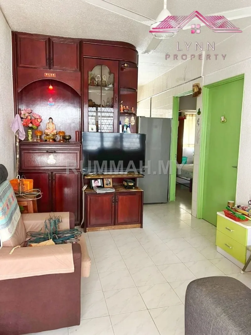 🔥 4A Farlim @ Ayer Itam – RM120K Nego! Fully Renovated + Partially Furnished, 2BR 1BA, Leasehold, Move-In Ready!