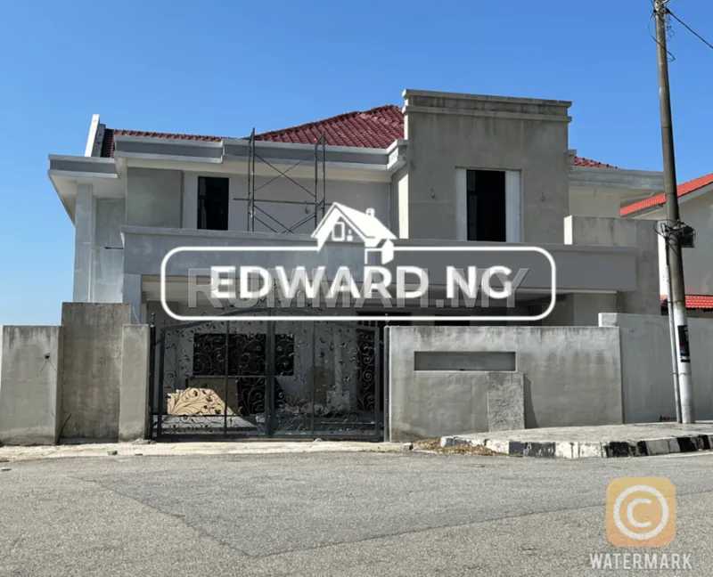 4-bedroom house in Gelugor, Penang for sale — ‼️NEWLY REBUILT BUNGALOW CORNER LOT Double Storey Bungalow @ Minden Heights 7800sqft Quiet Locality