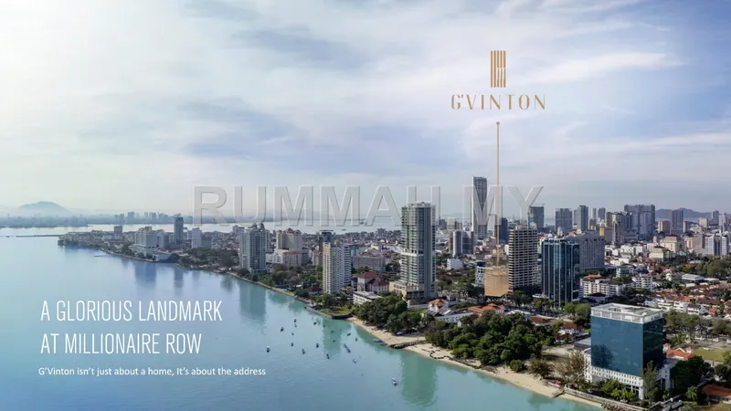 2-bedroom commercial in George Town, Penang for sale — G’Vinton Georgetown | Airbnb Legal | Seaview | High ROI Investment Suite