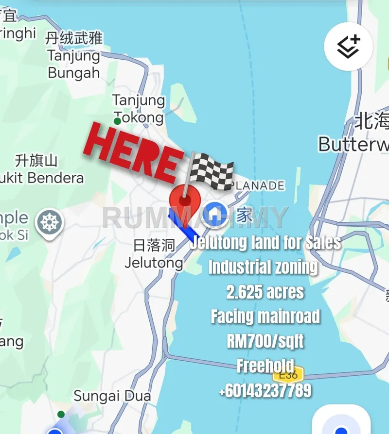 Jelutong land for Sales Industrial zoning