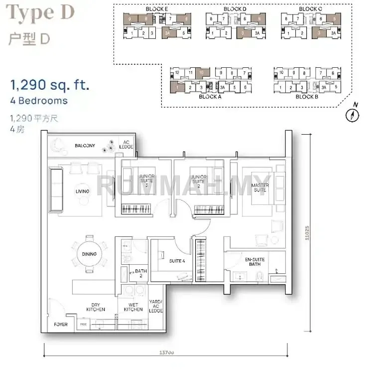 condo in Batu Kawan, Penang — photo 2