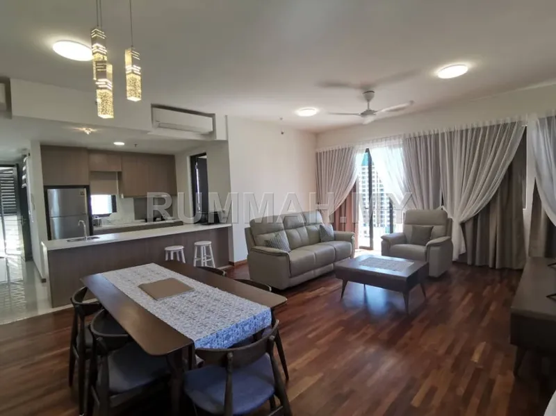 3-bedroom condo in Tanjung Tokong, Penang for rent — The Tamarind, Corner Unit @ Tanjung Tokong For Rent