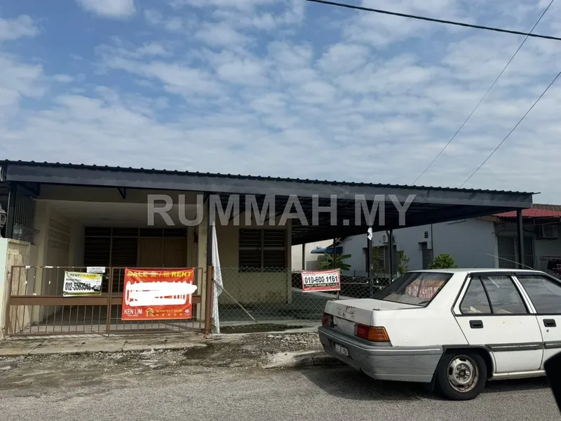 3-bedroom house in Bukit Mertajam, Penang for rent — Phase 2 Taman Sri Rambai 1-Shoplot Face Road 2800sf Bukit Mertajam