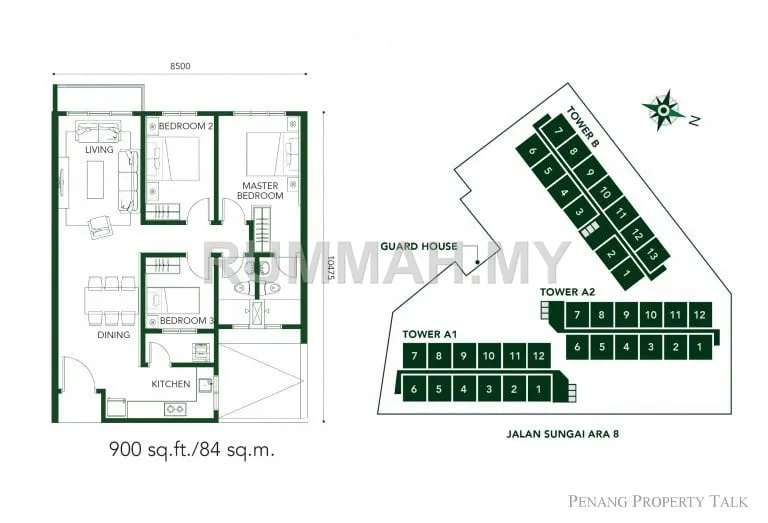 condo in Sungai Ara, Penang — photo 2