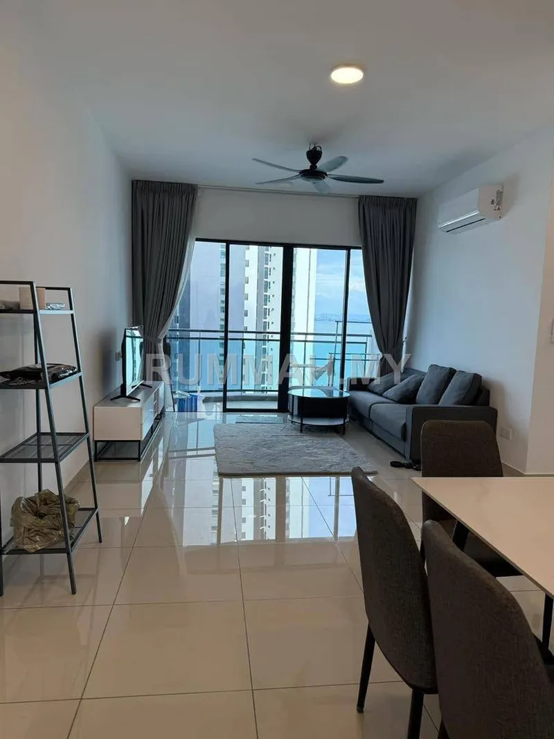 2-bedroom condo in Gelugor, Penang for rent — Waterside @ Gelugor [ FOR RENT] 
