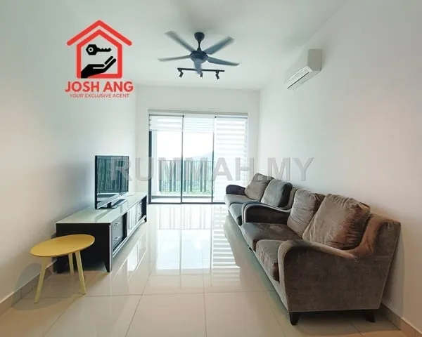 3-bedroom condo in Bayan Lepas, Penang for rent — Forestville in Bayan Lepas near Penang Airport, 1000sqft Fully Furnished Renovated 2 Carparks