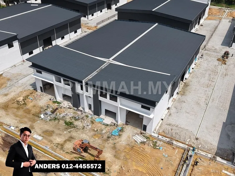 industrial in Sungai Bakap, Penang for rent — 1.5 Storey Semi-Detached Factory For Rent At Sungai Bakap Industrial Area
