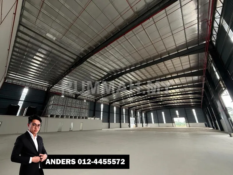 industrial in Valdor, Penang for rent — Brand New 1.5 Storey Detached Factory For Rent Valdor Industrial Area (Nearby Batu Kawan – No PDC Consent Required) 