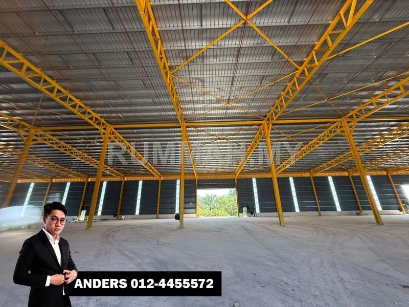 industrial in Bukit Minyak, Penang for rent — New 1.5 Storey Detached Factory For Rent @ Penang Bukit Minyak Industrial Area