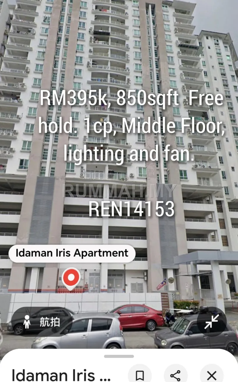 3-bedroom condo for sale in Sungai Ara, Penang - Idaman Iris Apartment